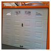 Porte de garage à main anti-pincement personnalisée directe d'usine avec fenêtres