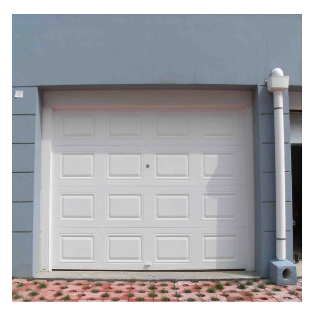 Porte de garage de villa de porte décorative blanche moderne et à la mode