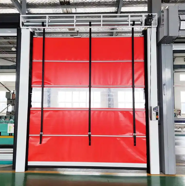Porte d'empilage en PVC à grande vitesse rapide industrielle automatique